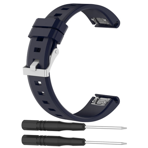 Correa silicona brillante Garmin D2 Delta S (azul oscuro)