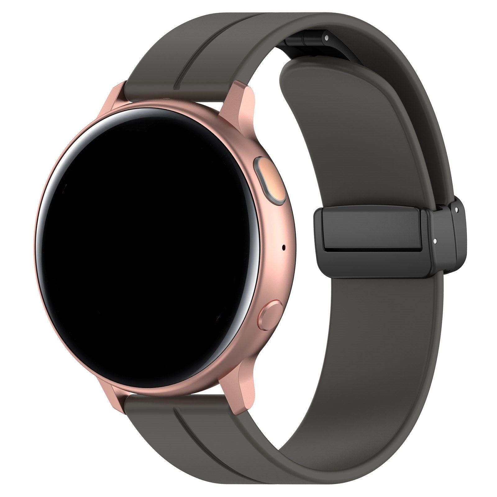 Amazfit GTS 4 D-Buckle Silicone Strap (Dark Grey)