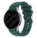 Correa silicona ajuste perfecto Samsung Galaxy Watch 6 Classic 47mm (verde oscuro)