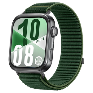 Correa nylon ondulada Huawei Watch Fit 5 Pro (verde oscuro)