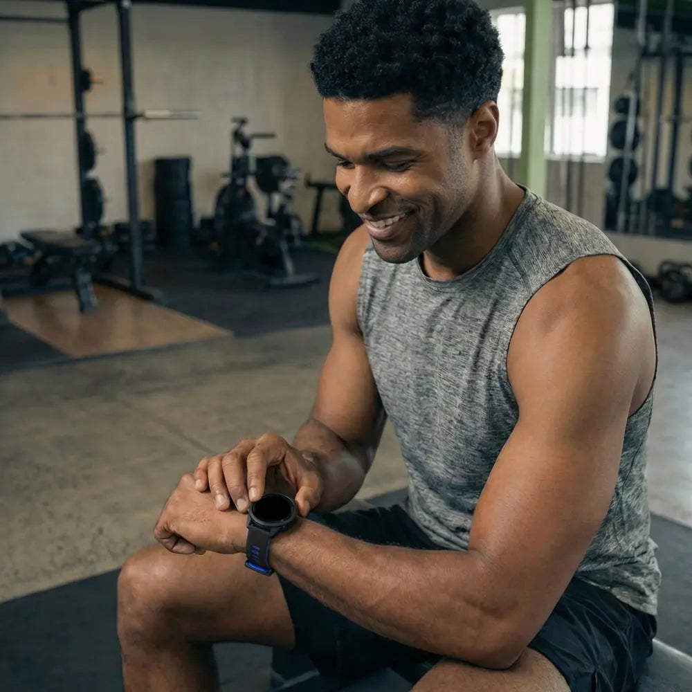 Garmin Venu 3 Sport Buckle Strap (Black-Blue)