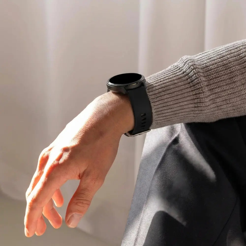 Bandz Garmin Vivomove 3s Silicone Strap 'Classic' (Black)