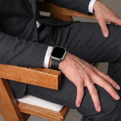 Correa acero inoxidable Apple Watch Ultra (negro)