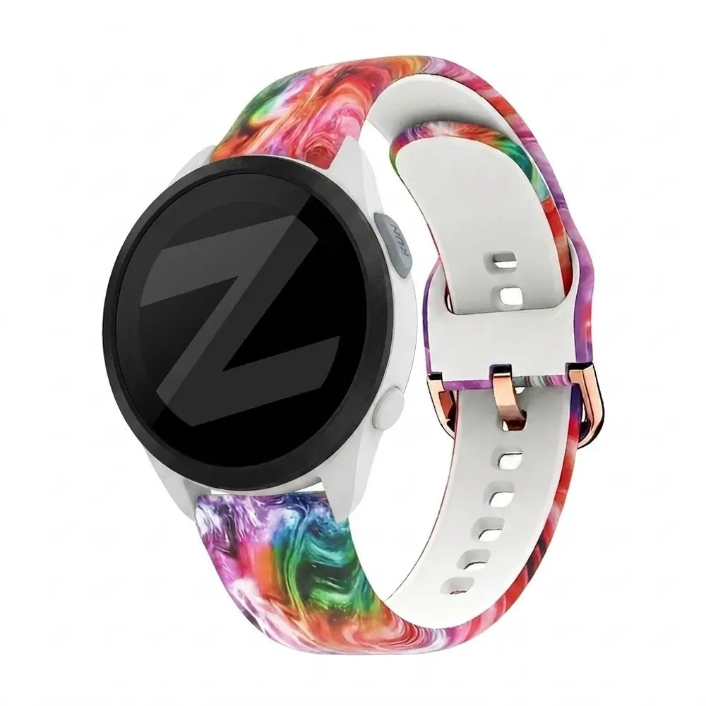 Bandz Garmin Forerunner 165 Silicone Strap 'Colourful'
