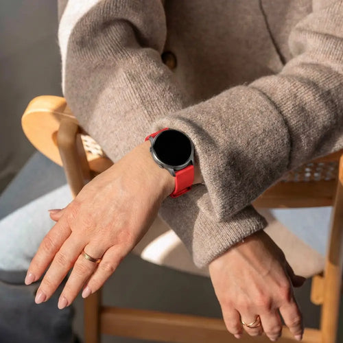 Bandz Correa silicona 'Classic' Garmin Venu 3s (rojo)