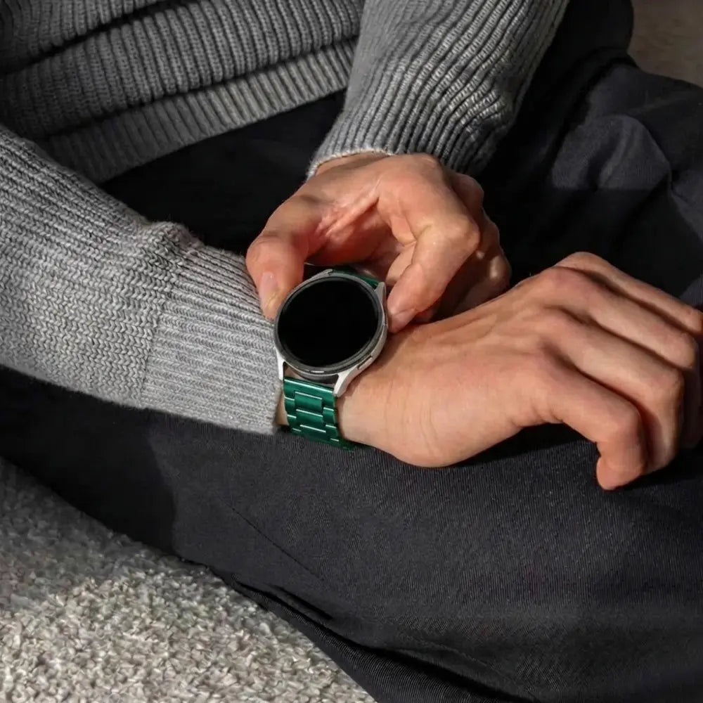 Garmin Venu 3 Steel Strap (Green)