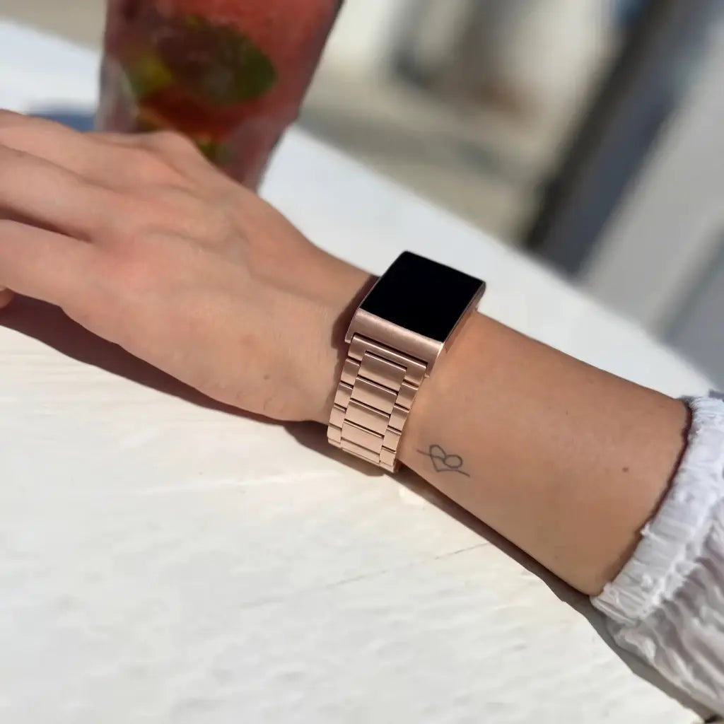 Fitbit Charge 3 Steel Strap (Rose Gold)
