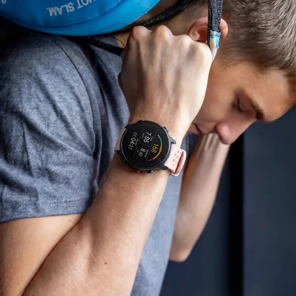 Polar Vantage M siliconen bandje met gaatjes (roze)