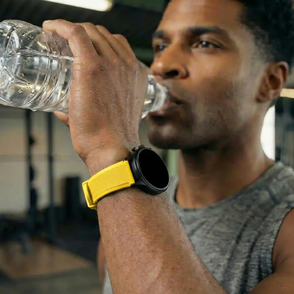 Fossil Gen 5 Silicone Strap (Yellow)