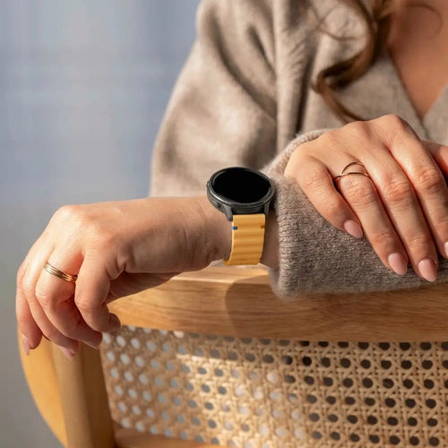 Bandz Correa silicona 'Wave' Garmin Forerunner 245 (amarillo oscuro)