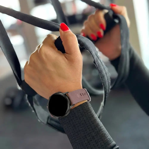 Bandz Correa silicona 'Deluxe' Garmin Vivoactive 4s (lavanda)