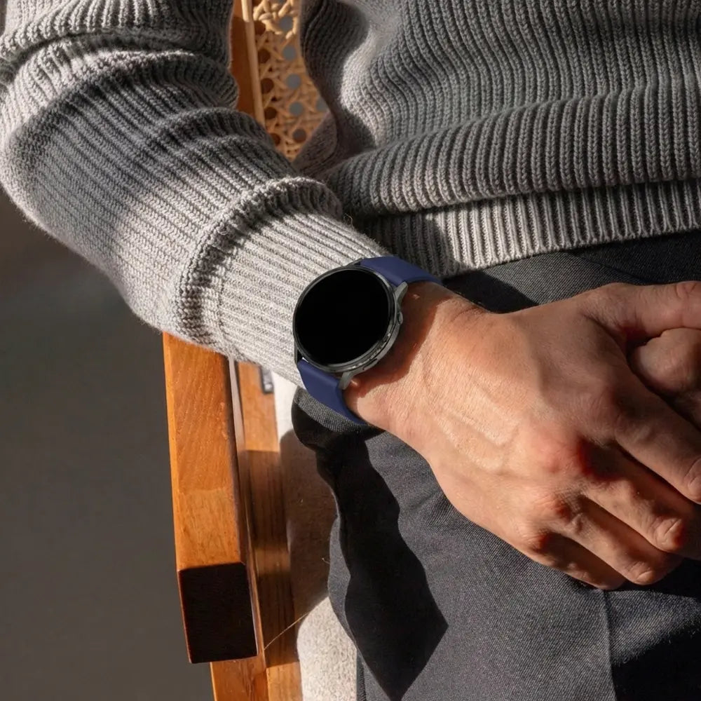 Bandz Garmin Venu 2s Silicone Strap 'Classic' (Dark Blue)