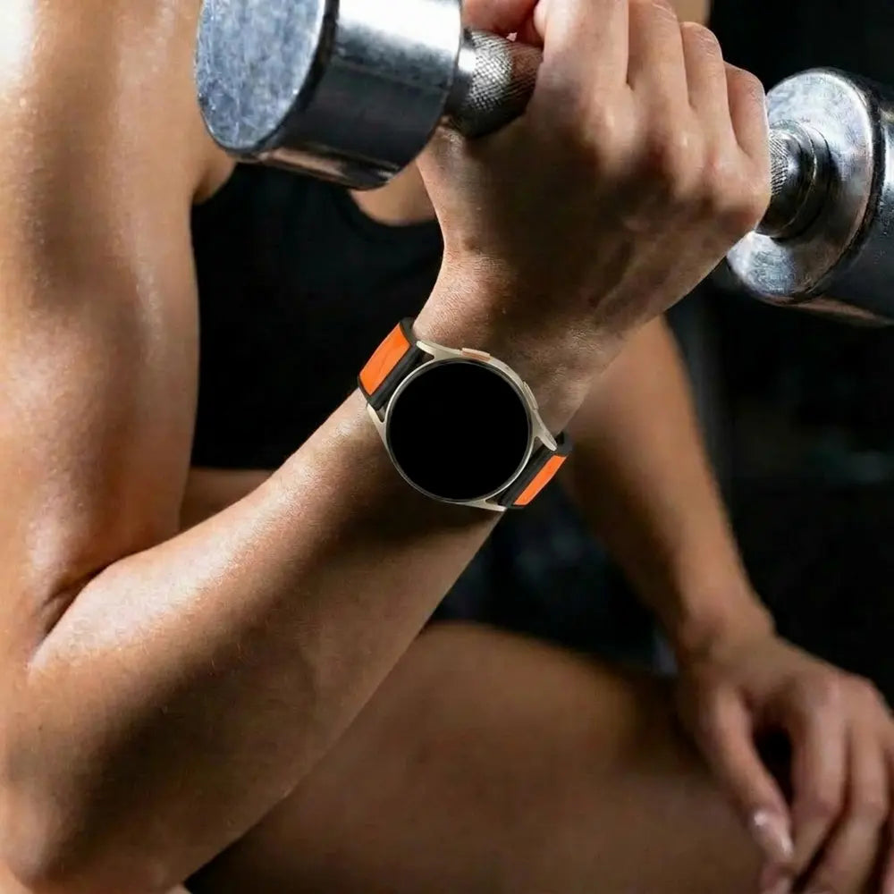Correa deportiva diamond Huawei Watch GT 5 - 46mm (naranja/negro)