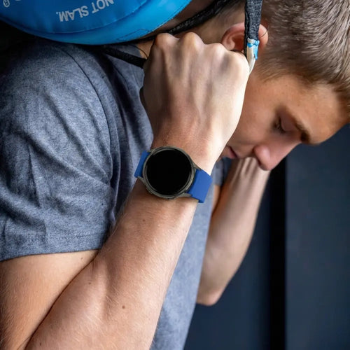 Bandz Correa deportiva 'Deluxe' Garmin Approach S42 (azul real)