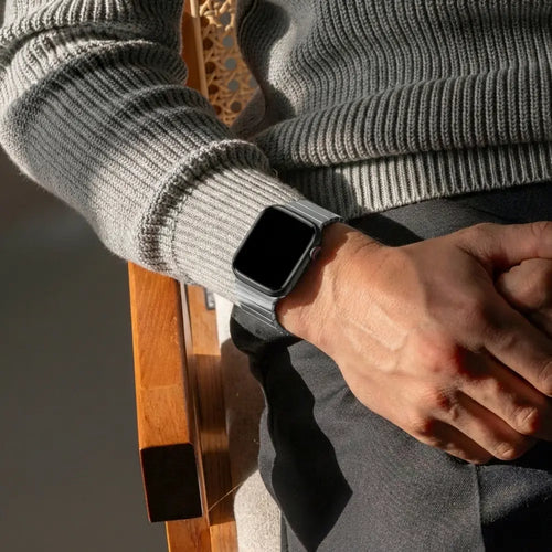 Apple Watch Premium Titanium Strap (Silver)