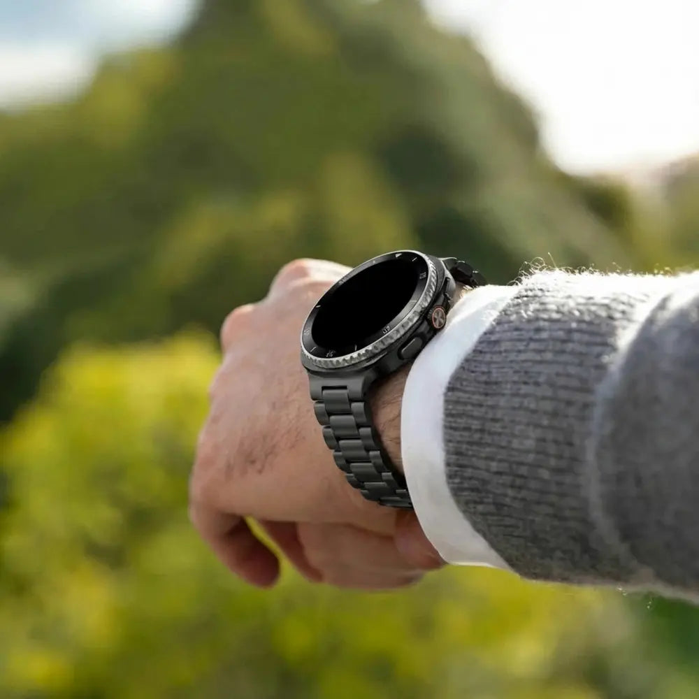 Samsung Galaxy Watch 8 Classic stalen bandje (zwart)