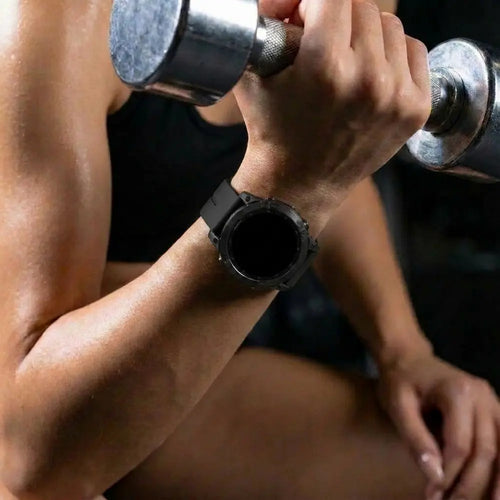 Garmin Fenix 7 D-Buckle Silicone Strap (Black)