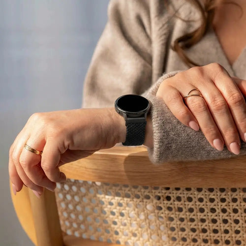 Bandz Correa trenzada 'Parachute' Garmin Venu 4 - 41mm (negro)