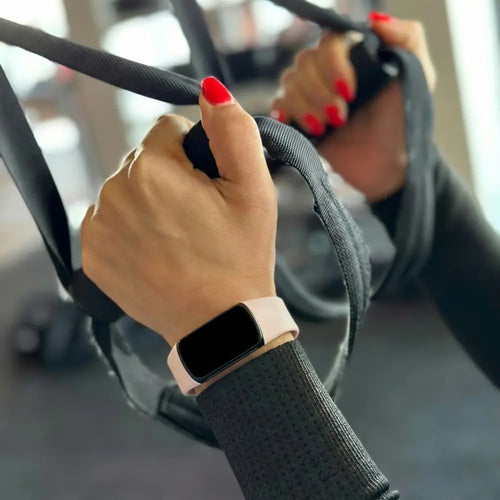 Fitbit Charge 6 Silicone Strap (Light Pink)