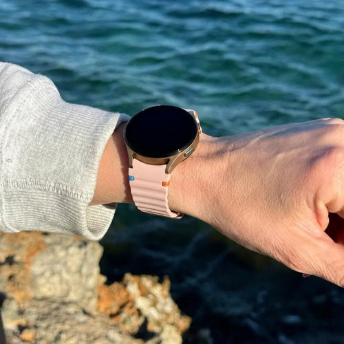 Bandz Samsung Galaxy Watch 7 - 44mm Wave Strap 'Easy Fit' (Light Pink)