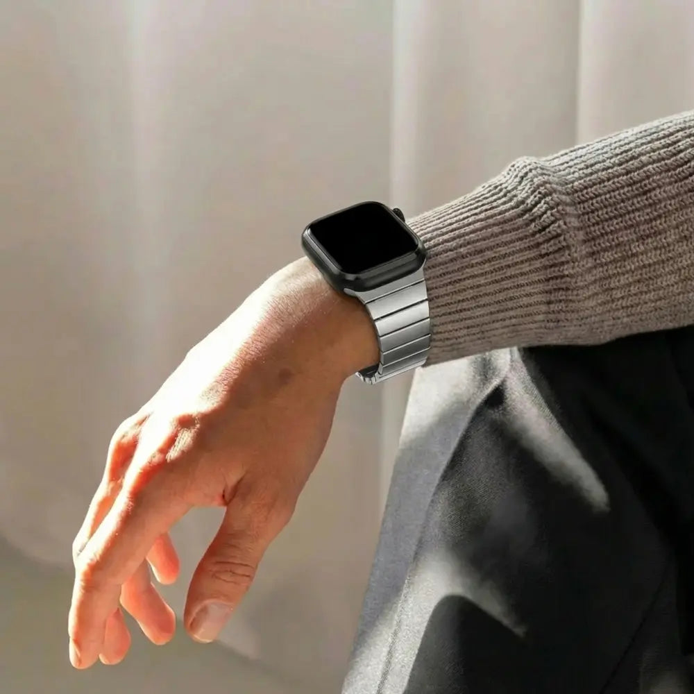 Apple Watch Premium Titanium Strap (Silver)