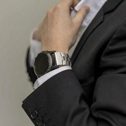 Garmin Quatix 5 / 6 / 7 Titanium Strap (Silver)