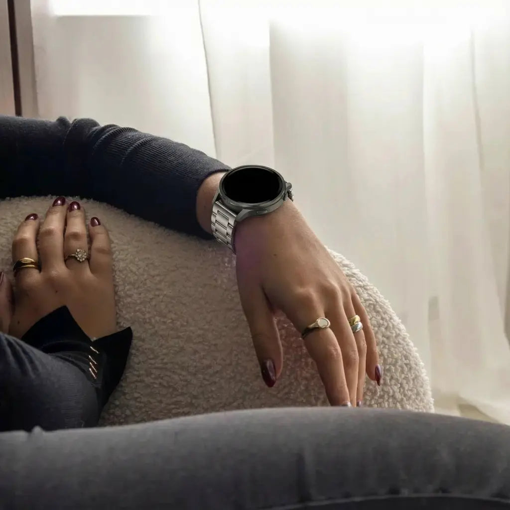 Bandz Garmin Venu 4 - 41mm Steel Strap 'Classic' (Starlight)