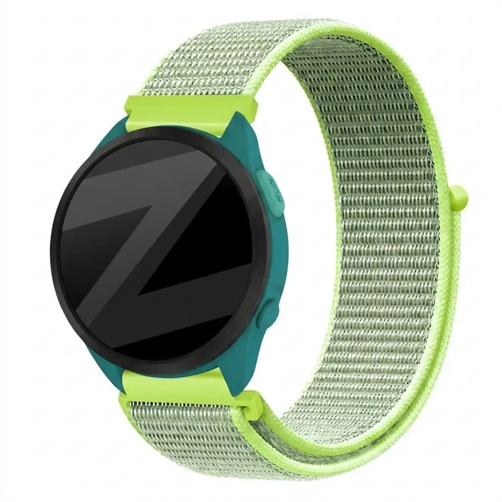 Bandz Garmin Forerunner 165 Nylon Loop Strap (Flash Yellow)