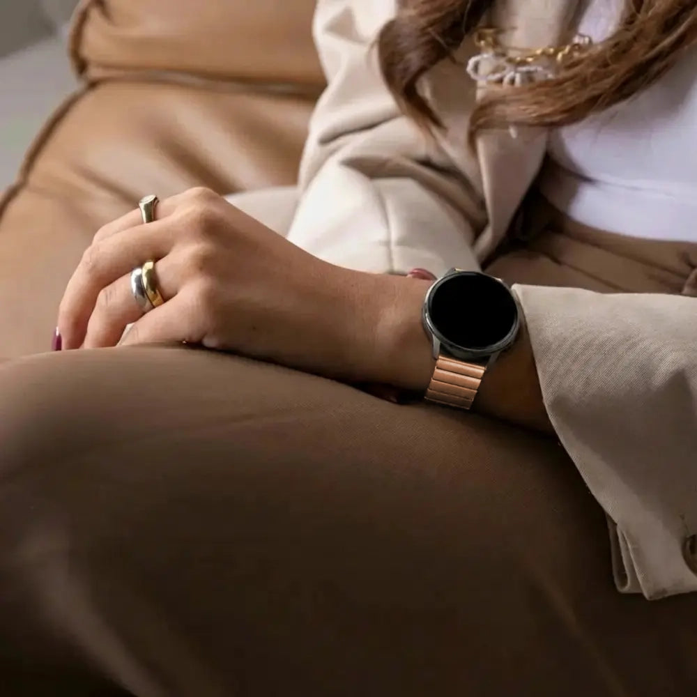 Bandz Correa acero ‘One Bead’ Garmin Bounce 2 (oro rosado)