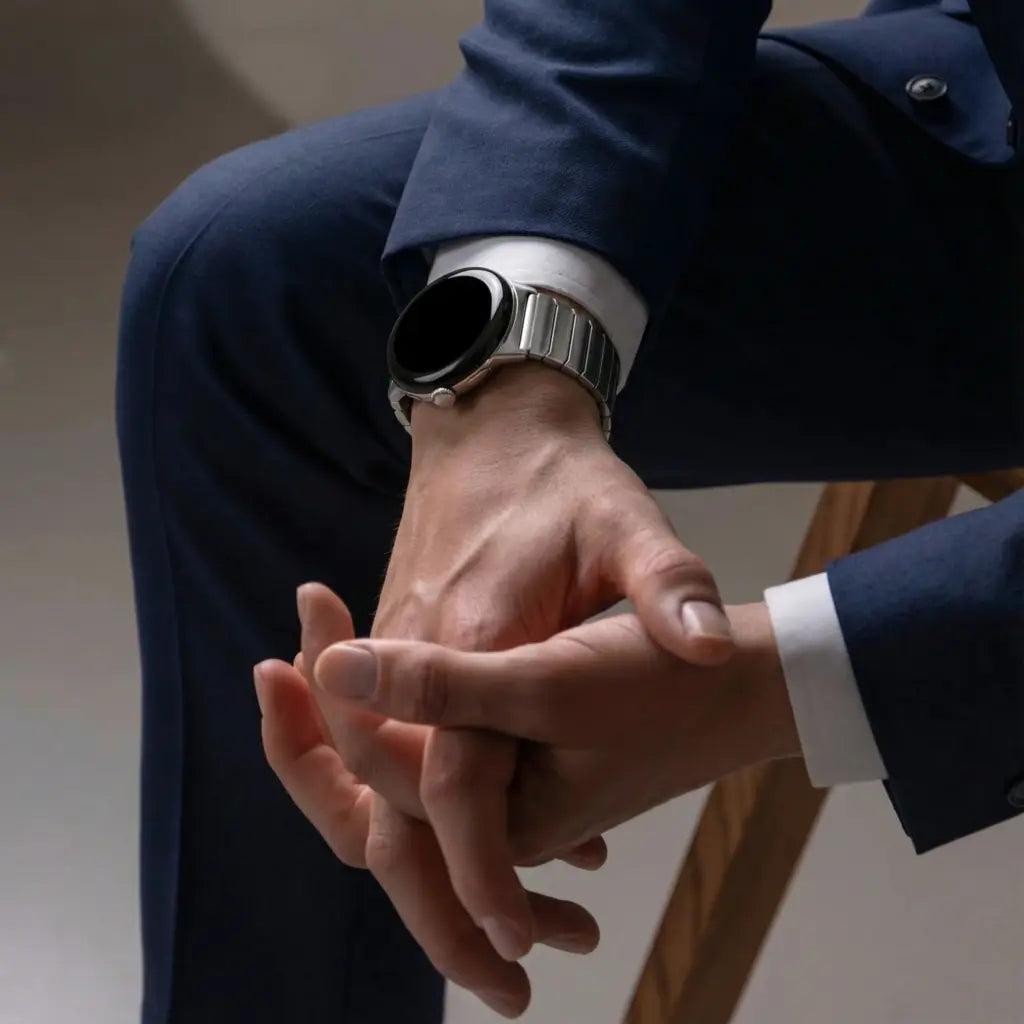 Correa acero con hebilla 'Premium' Google Pixel Watch 3 - 45mm (plateado)