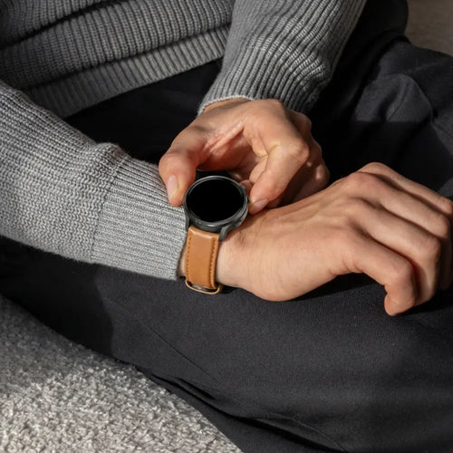 Bandz Correa cuero 'Classic' Garmin Venu 2 Plus (marrón)