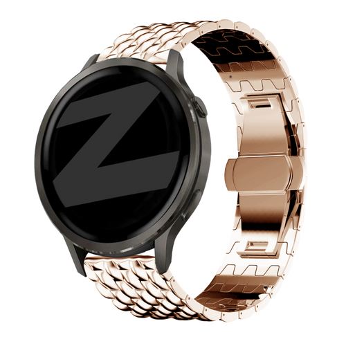 Bandz Correa acero 'Dragon' Garmin Forerunner 170 (oro rosado)
