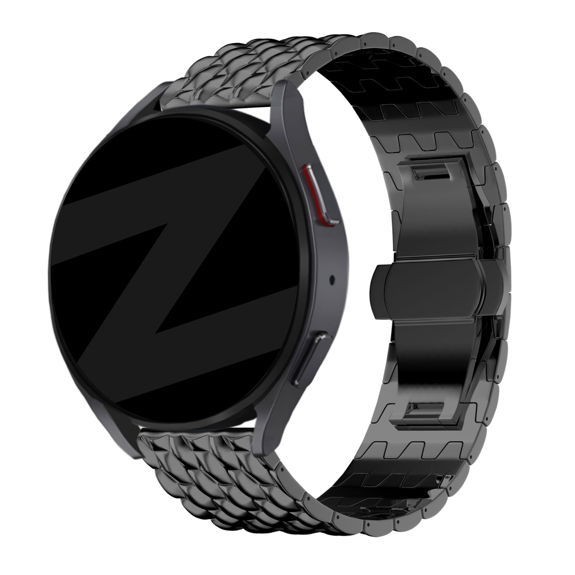 Bandz Correa acero 'Dragon' Garmin Forerunner 55 (negro)