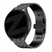 Bandz Garmin Forerunner 645 Steel Strap 'Dragon' (Black)