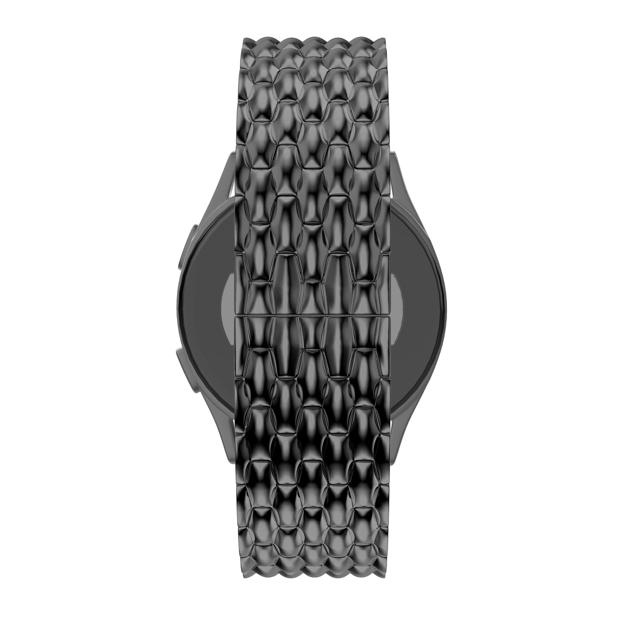 Bandz Correa acero 'Dragon' Garmin Forerunner 55 (negro)