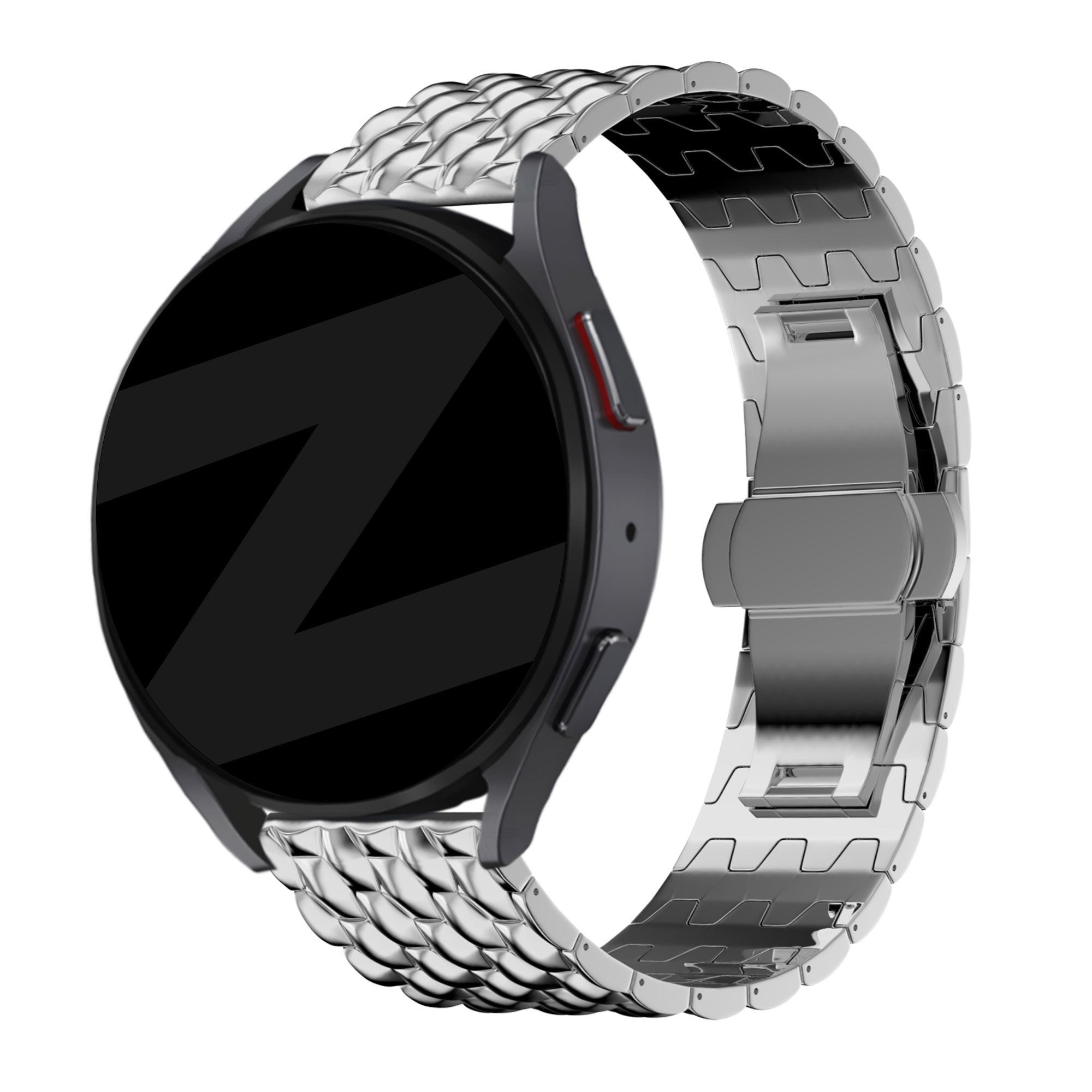 Bandz Correa acero 'Dragon' Garmin Vivomove Style (plateada)