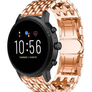 drakenstaal-bandje-rose-goud-fossil-gen-5
