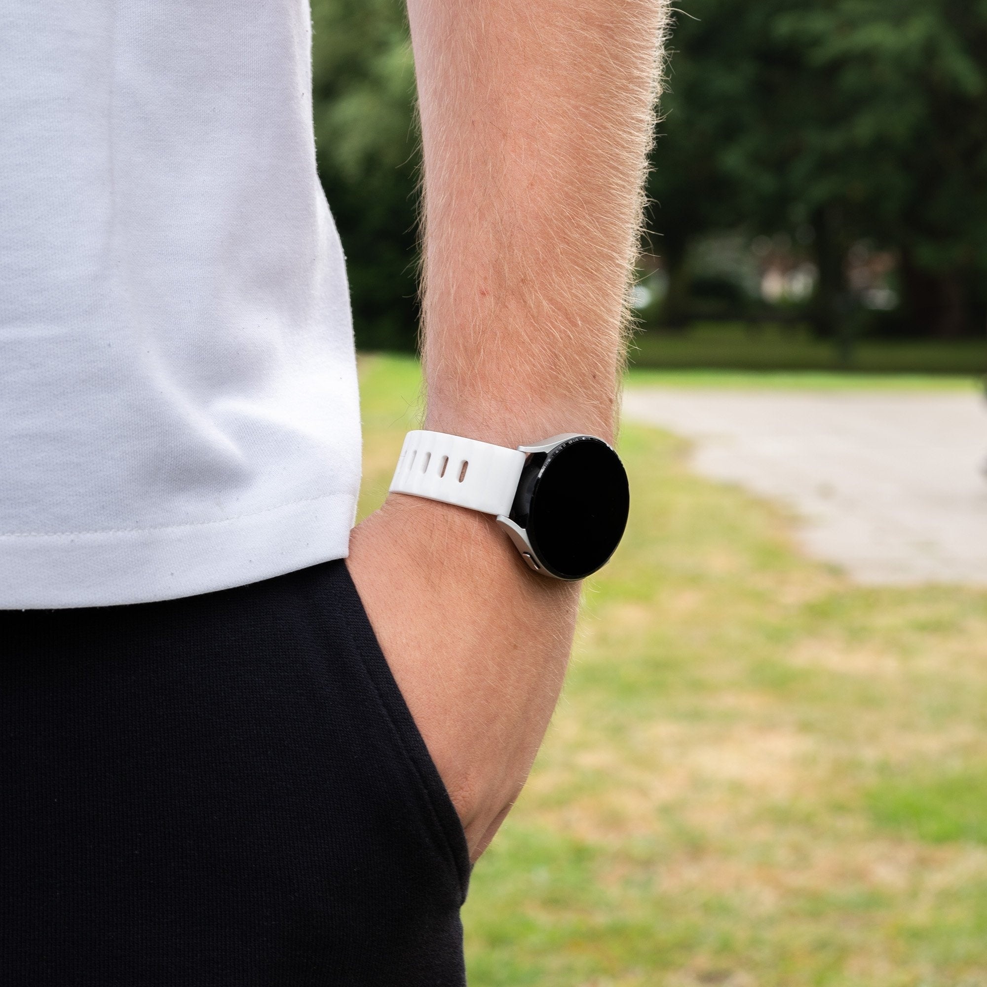 Coros Apex 2 Outdoor Silicone Strap (White)