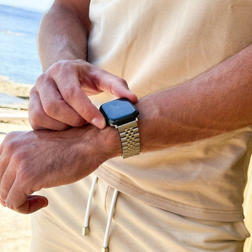 Correa acero Jubilee Apple Watch (plata)