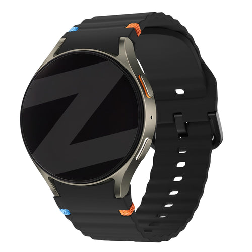 Bandz Correa Wave 'Easy Fit' Samsung Galaxy Watch 6 Classic 47mm (negro)
