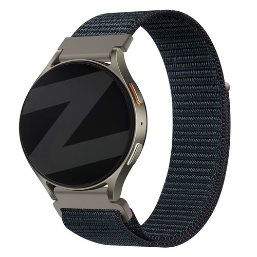 Bandz Correa nylon 'Easy fit' Amazfit Balance 2 (gris/azul)