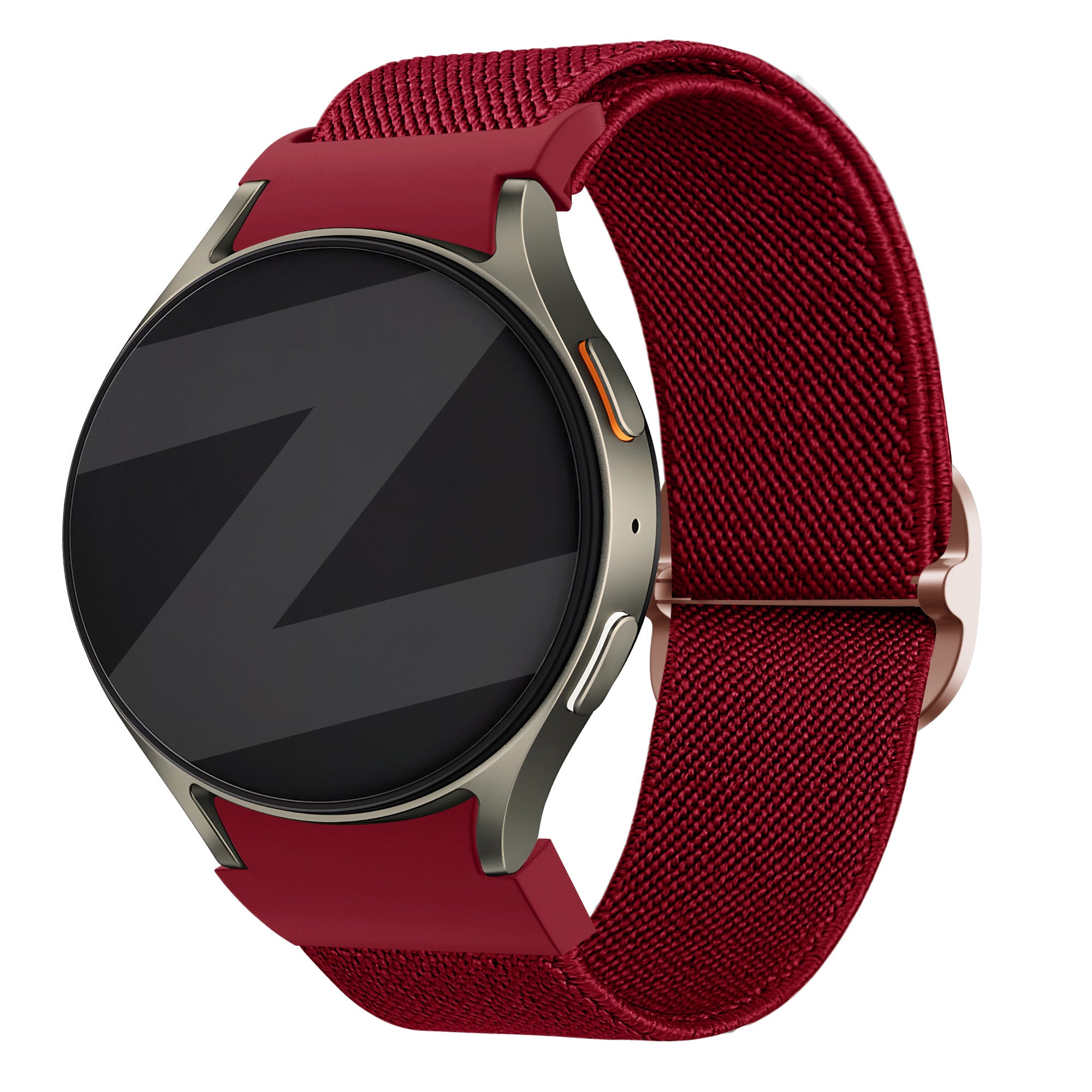 Bandz Samsung Galaxy Watch 4 44mm Elastic Strap 'Easy Fit' (Red)
