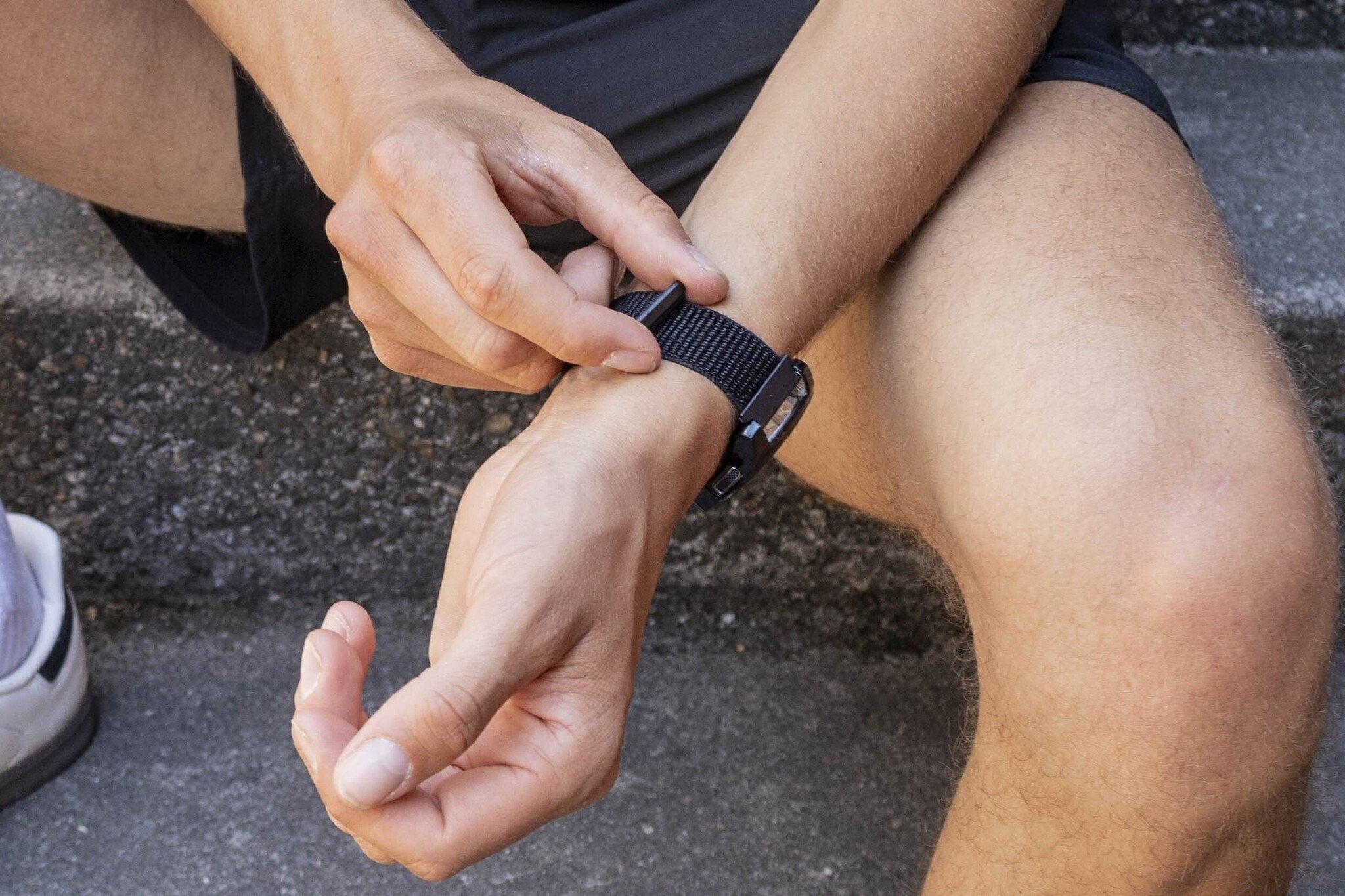 BALR Fossil Gen 5e 44mm Nylon Strap (Black)