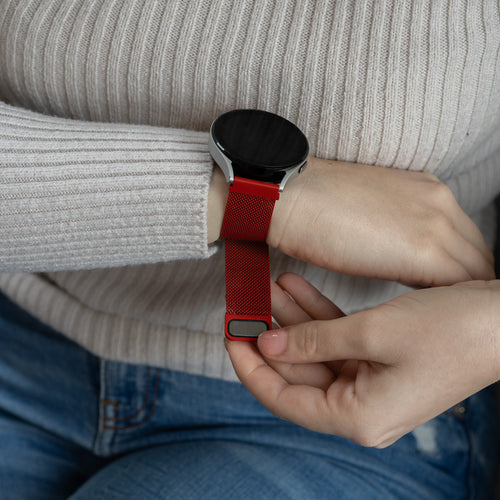 Correa milanese Samsung Galaxy Watch 7 - 44mm (rojo)