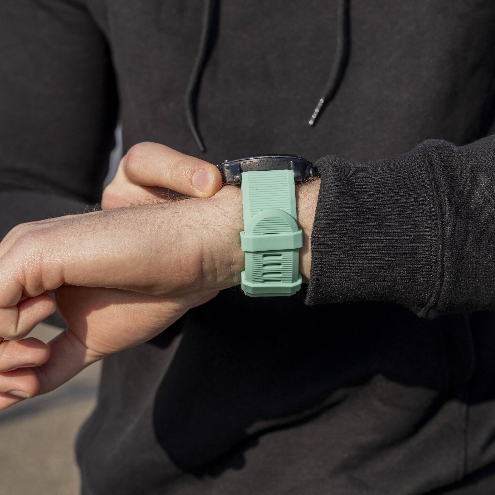 Correa silicona Garmin Quatix 8 - 51mm (aqua)