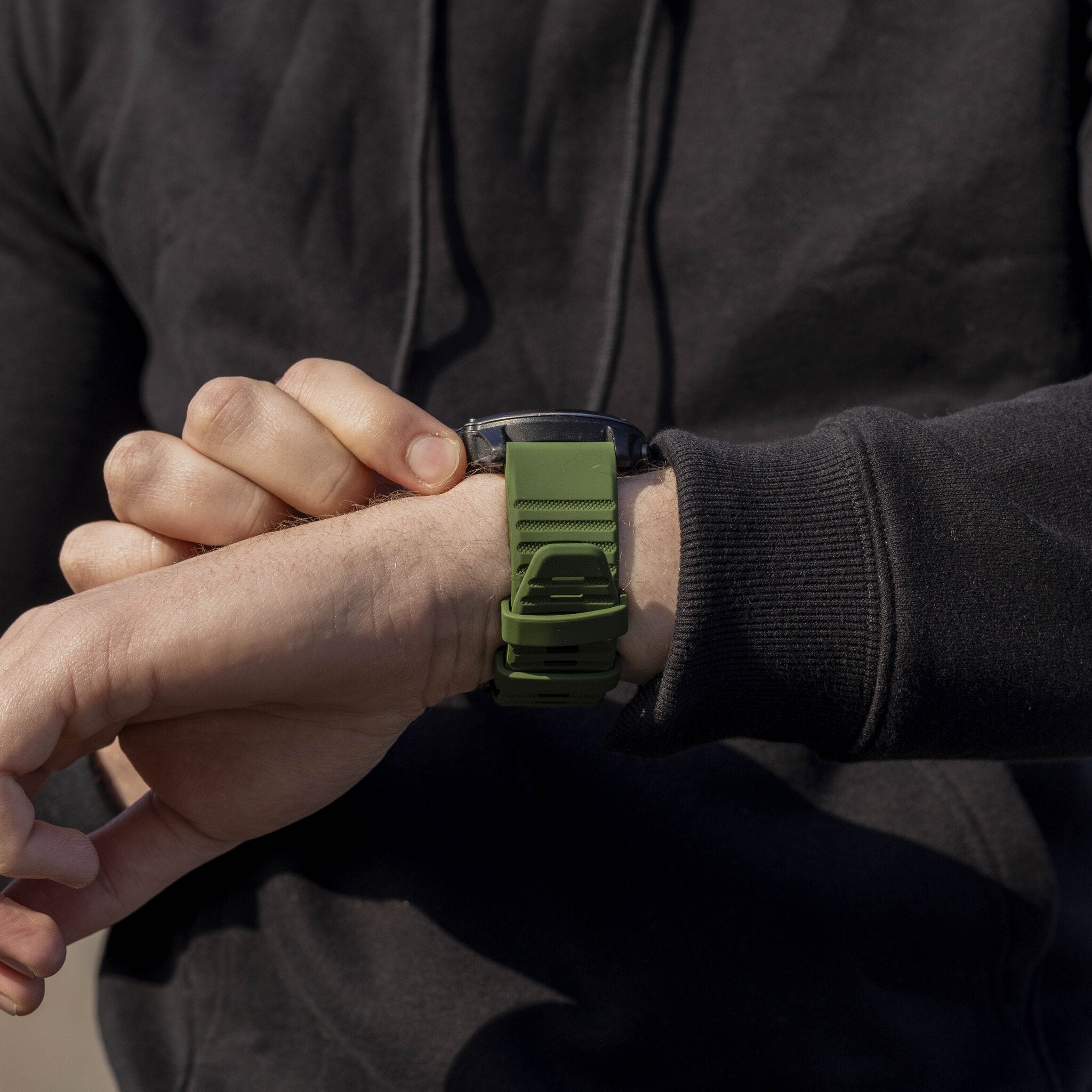 Garmin Descent MK2(i) Silicone Strap (Dark Green)