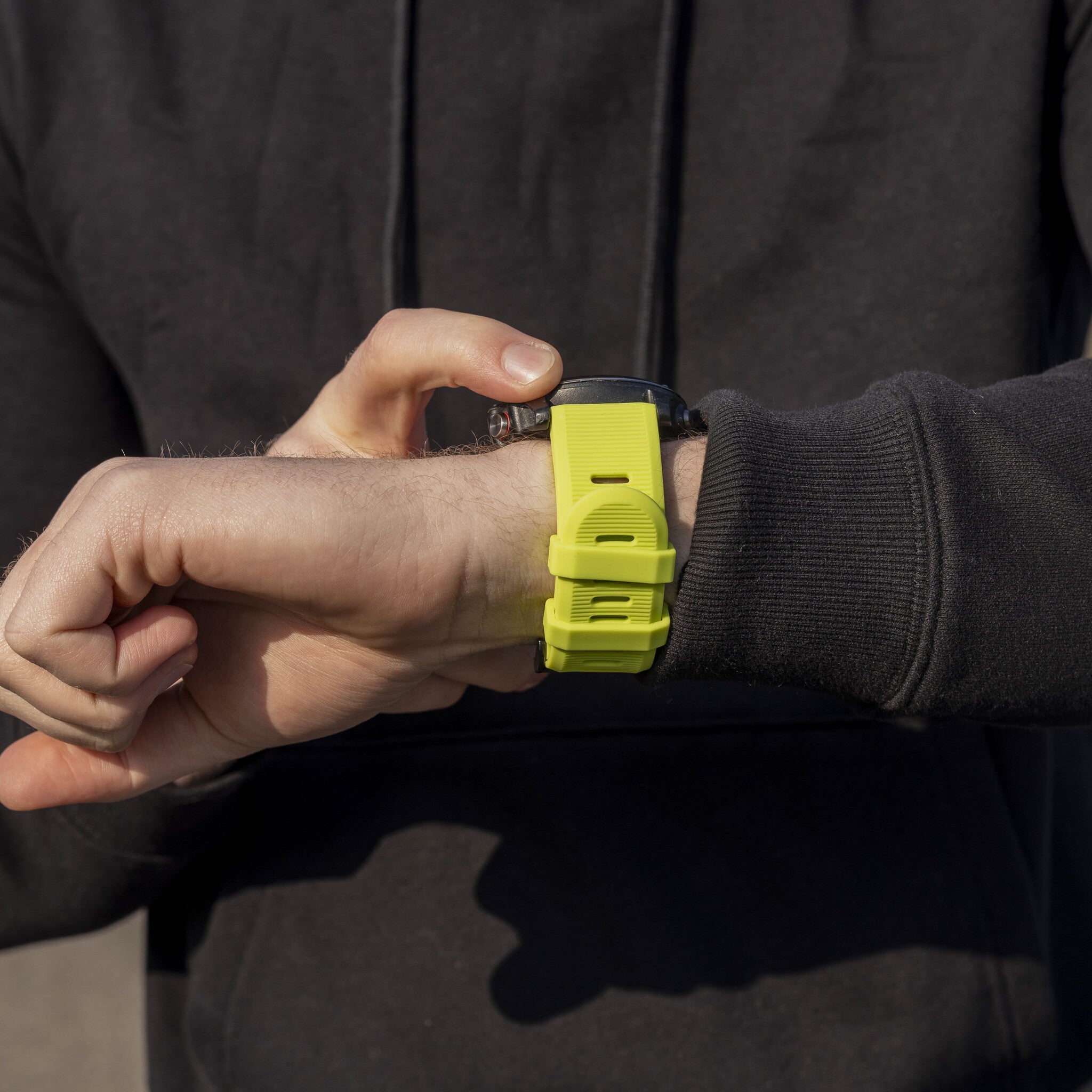 Correa silicona Garmin Fenix 3 (verde claro)