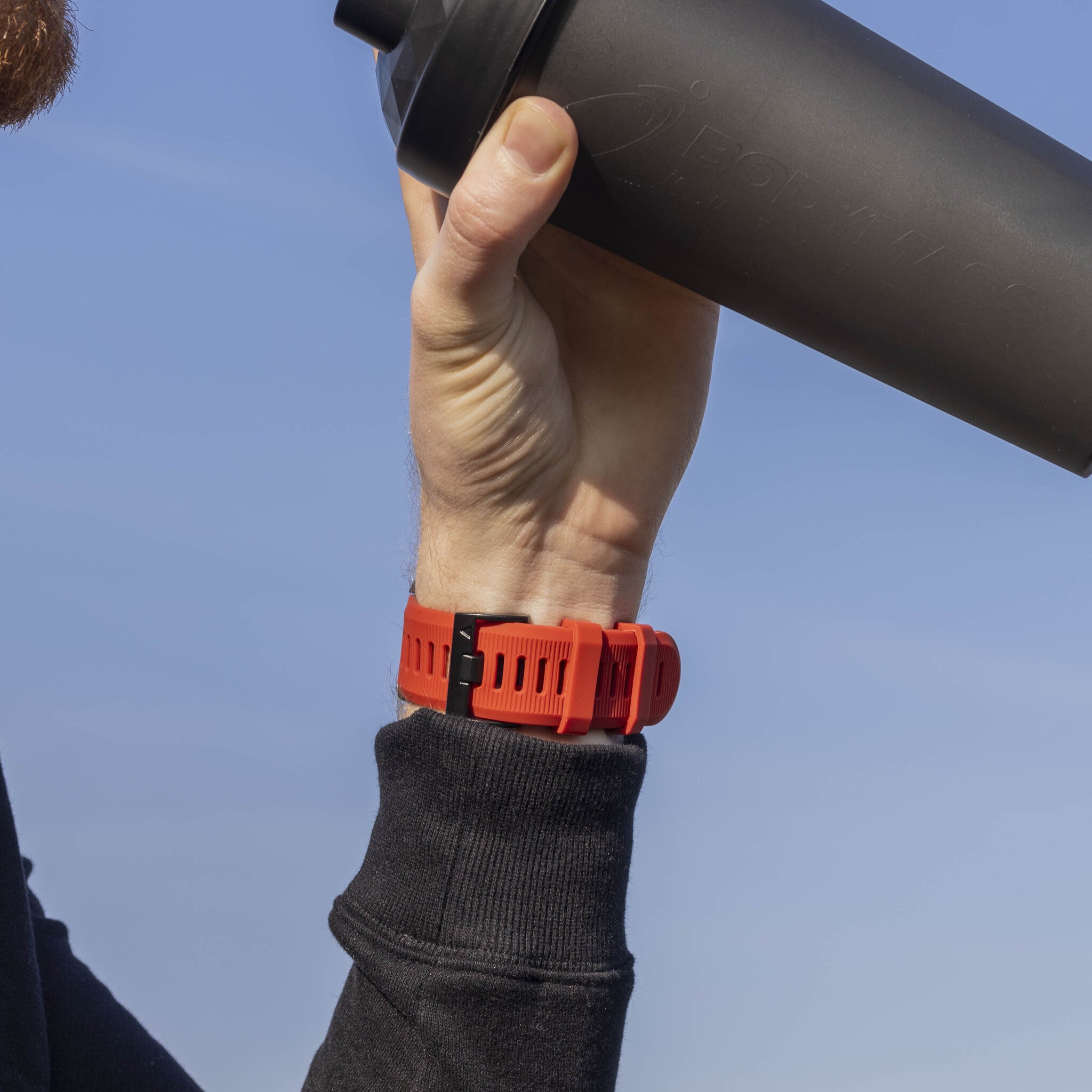 Garmin Quatix 8 - 51mm Silicone Strap (Red)