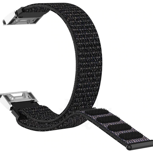 Correa nylon Garmin Quatix 8 Pro - 47mm (negro)
