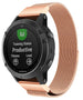 Correa milanesa Garmin Fenix 5/6 (oro rosa)